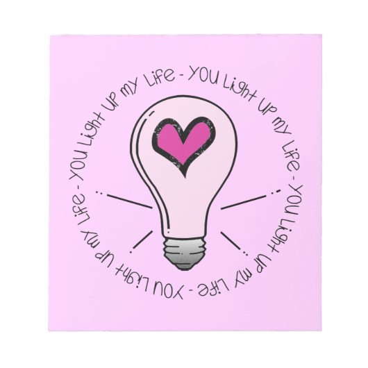 君は僕の命を軽くする ノートパッド (正面)