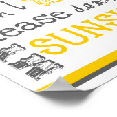 君は僕の太陽 - 白 & 黄 - ポスター (角)