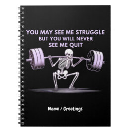 君は僕の奮闘を見るかも知れぬが二度と僕の姿を見やめない ノートブック