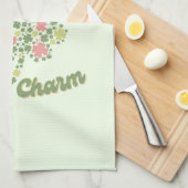 君は僕の幸運なチャーム キッチンタオル (四つ折り)