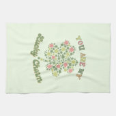 君は僕の幸運なチャーム キッチンタオル (横)