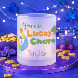 君は僕の幸運なSt patricks day フロストグラスマグカップ