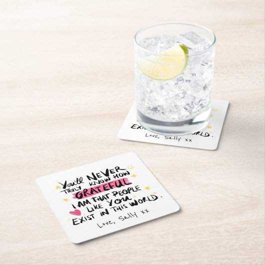 君は僕の恩を知らぬ スクエアペーパーコースター (インサイチュ)