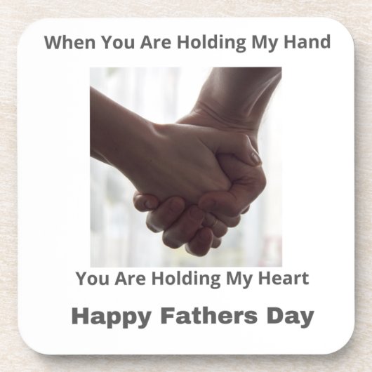 君は僕の手を握っている、君は僕のハートを握っている コースター (正面)