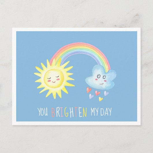 君は僕の日を照らす | レインボーキッズバレンタイン シーズンポストカード (正面)