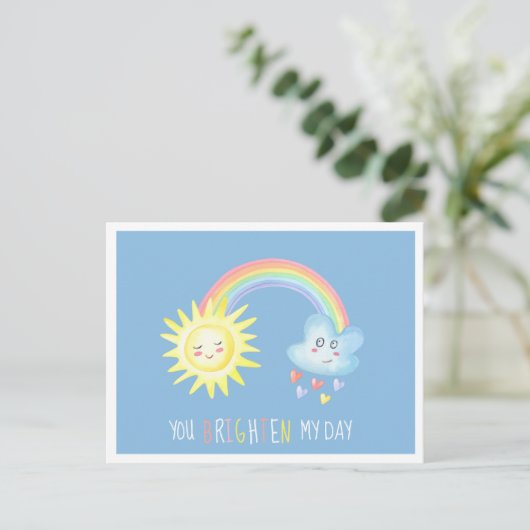 君は僕の日を照らす | レインボーキッズバレンタイン シーズンポストカード (スタンド正面)