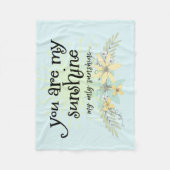 君は僕の日光だ フリースブランケット (正面)