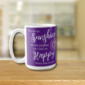 君は僕の日差しだから嬉しい日紫 コーヒーマグカップ