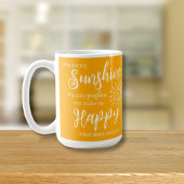 君は僕の日差しだから蜜柑の事が好い コーヒーマグカップ