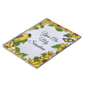 君は僕の日照幸福な鳥のひまわり ノートブック (左側)