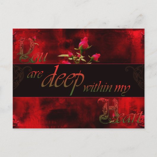 君は僕の深いハートだ ポストカード (正面)