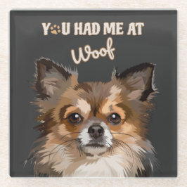 君は僕の災難だ |ポメラニア犬愛犬家 ガラスコースター