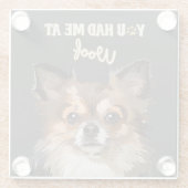 君は僕の災難だ |ポメラニア犬愛犬家 ガラスコースター (裏面)