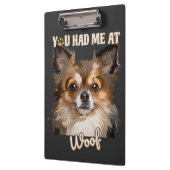 君は僕の災難だ |ポメラニア犬愛犬家 クリップボード (左)