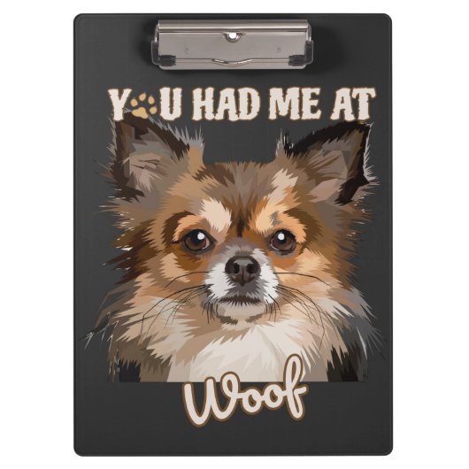 君は僕の災難だ |ポメラニア犬愛犬家 クリップボード (正面)