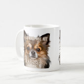 君は僕の災難だ |ポメラニア犬愛犬家 コーヒーマグカップ (正面左)