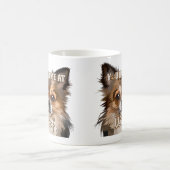 君は僕の災難だ |ポメラニア犬愛犬家 コーヒーマグカップ (中央)