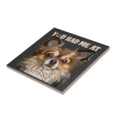 君は僕の災難だ |ポメラニア犬愛犬家 タイル (側面)