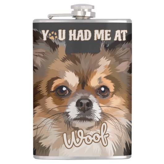 君は僕の災難だ |ポメラニア犬愛犬家 フラスク (正面)