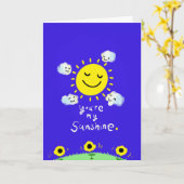 君は僕の照らす唯一の太陽だ カード (黄色い花)