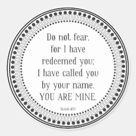 君は僕の白黒聖なる書物、 経典 ラウンドシール