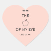 君は僕の目に入る癖の悪い人だ ハートシール (正面)