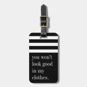 君は僕の着物が似合わぬ ラゲッジタグ (正面縦)