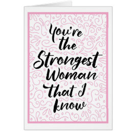 君は僕の知る限り強い女だ