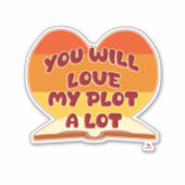 君は僕の策略に多くのロゴを付け書て欲しい シール (正面)