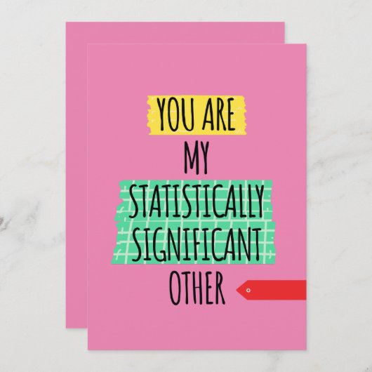 君は僕の統計的に有意な他の人だ シーズンカード (正面/裏面)