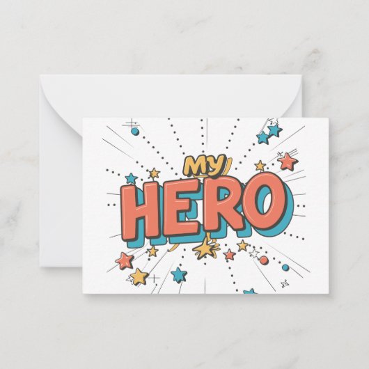 君は僕の英雄だ ノートカード (裏面)