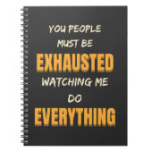 君は僕の行く処を見て疲れ果てたに違いない ノートブック (正面)