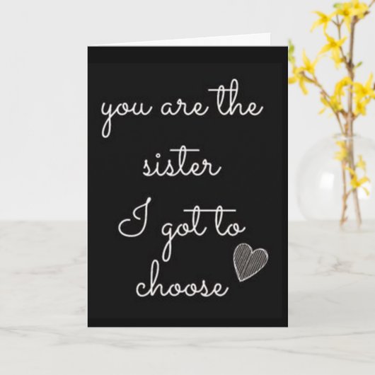 君は僕の選んだ姉得だ カード (黄色い花)