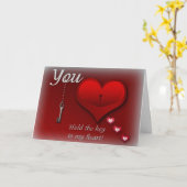 君は僕の鍵を握っている カード (黄色い花)