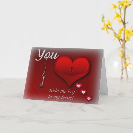 君は僕の鍵を握っている カード (黄色い花)