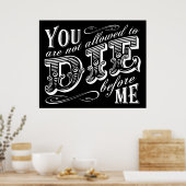 君は僕より先に死ぬことは許されない ポスター (キッチン)