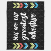 君は僕らの冒険もっとも偉大だ フリースブランケット (正面)