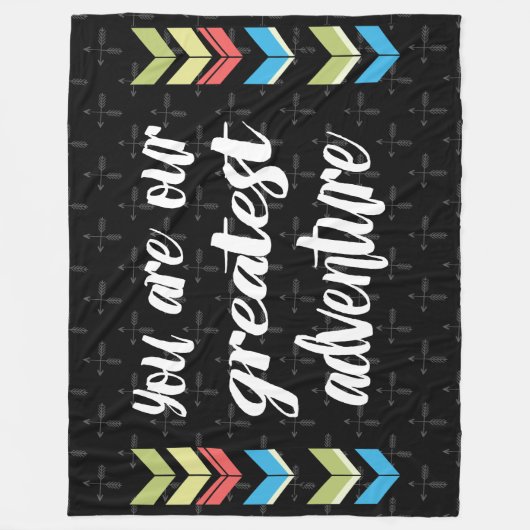 君は僕らの冒険もっとも偉大だ フリースブランケット (正面)