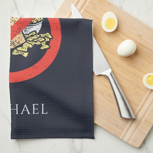 君は僕をグルテン無しで食った キッチンタオル (四つ折り)