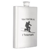 君は僕をテレマークスキーに連れて行ってくれた フラスク (右)
