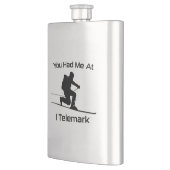 君は僕をテレマークスキーに連れて行ってくれた フラスク (左)