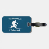 君は僕をテレマークスキーに連れて行ってくれた ラゲッジタグ (裏面横)