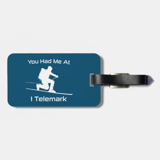 君は僕をテレマークスキーに連れて行ってくれた ラゲッジタグ (裏面横)
