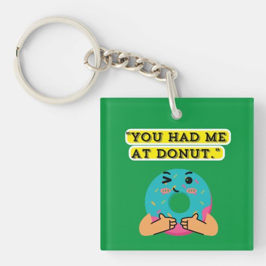 君は僕をドーナツへ連れて行く キーホルダー (正面)