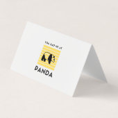 君は僕をパンダに雇った 名刺 (正面)
