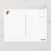 君は僕をメルロおもしろいーで飲んだ ポストカード (裏面)