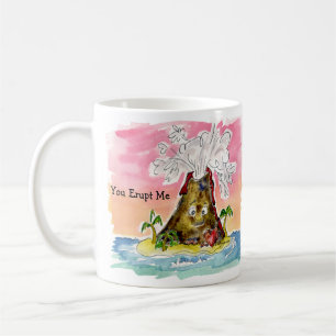 君は僕を噴き出し、僕は溶岩だ コーヒーマグカップ