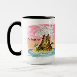 君は僕を噴き出し、僕は溶岩だ マグカップ