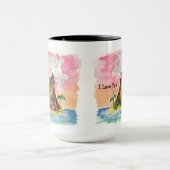 君は僕を噴き出し、僕は溶岩だ マグカップ (中央)