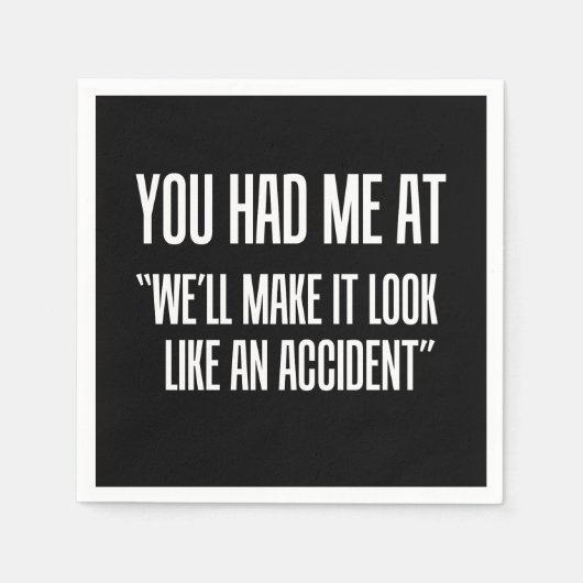 君は僕を困らせた スタンダードカクテルナプキン (正面)